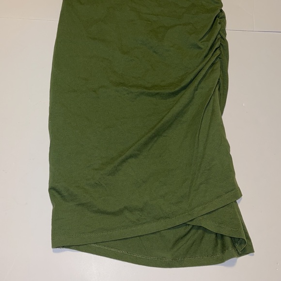 Design Lab Green Short Sleeved Stretch Cotton Dress - Women’s Size Medium - Picture 5 of 7